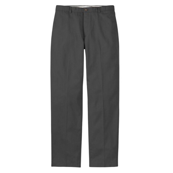 NWT LL BEAN 37 x 34 Wrinkle Free Double L Work Chino Pant Shale Gray Classic Fit